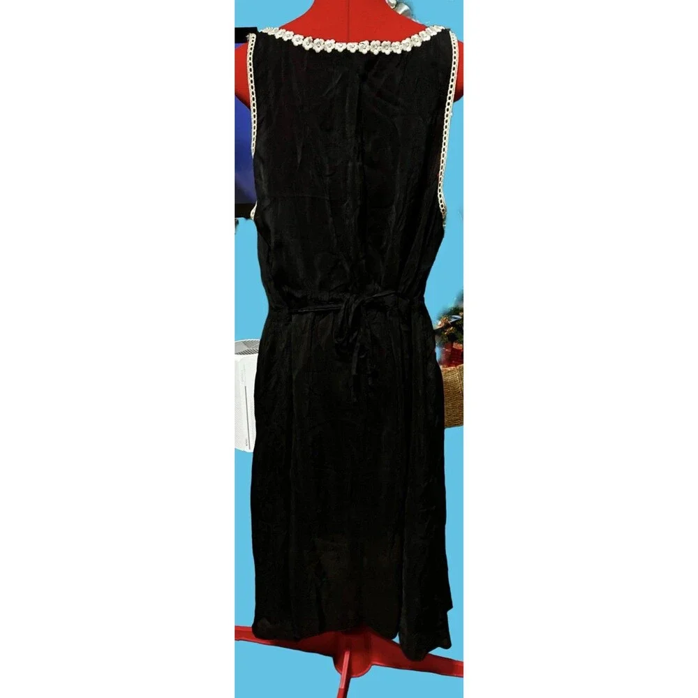 Johnny Was Black Embroidered Dress Size 3XL - Picture 2 of 4